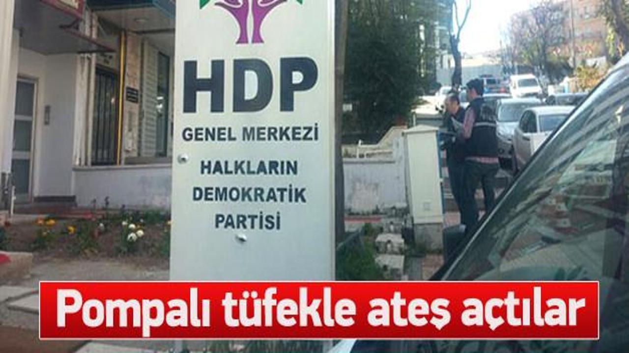 HDP genel merkezine ateş açıldı
