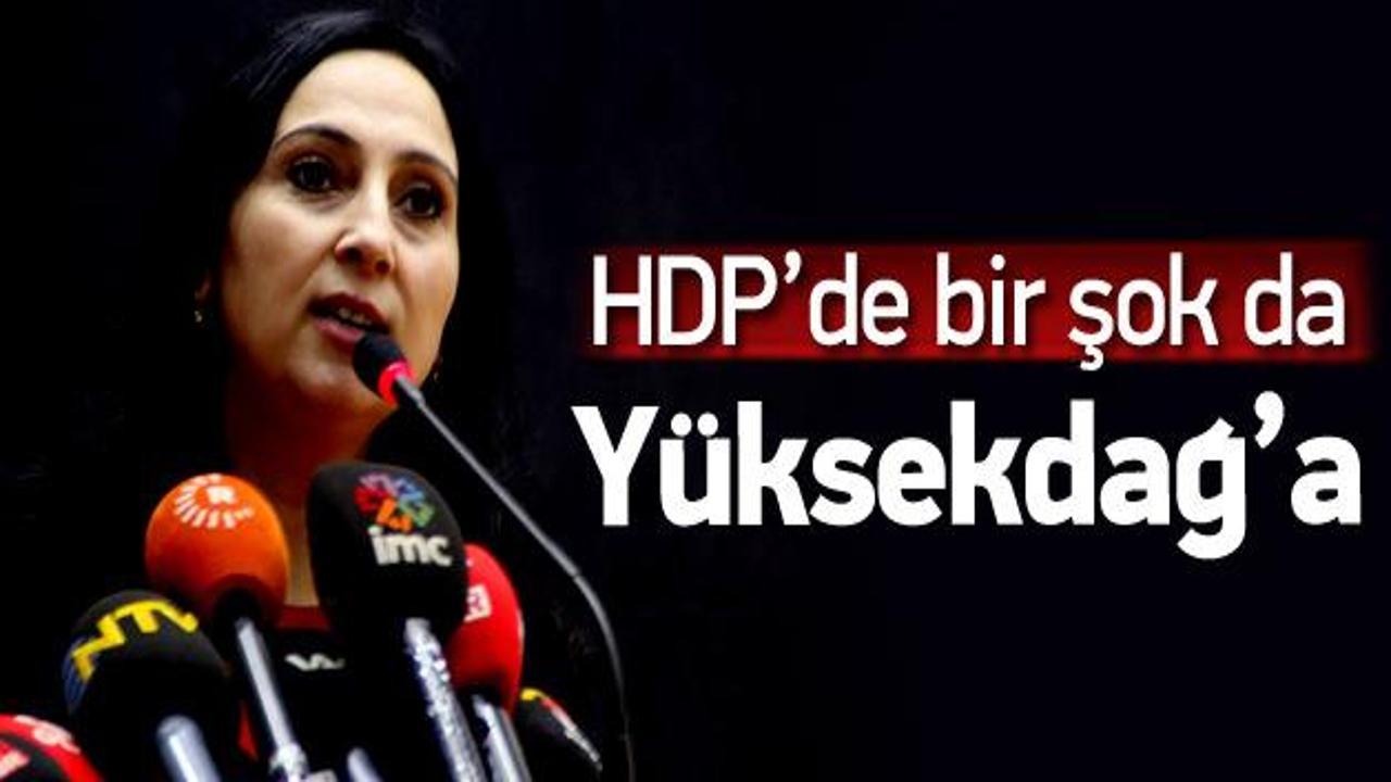 HDP'de bir şok da Figen Yüksekdağ'a