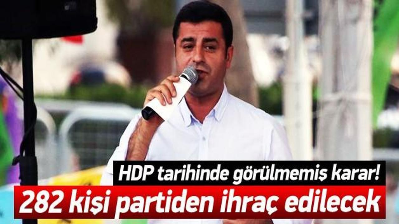 HDP'de Kobani temizliği! 282 kişi ihraç edilecek