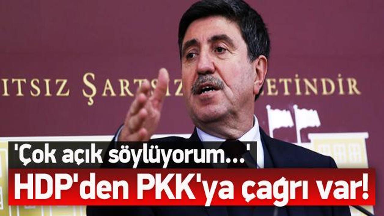 HDP'li vekilden PKK'ya 'geri çekilin' çağrısı