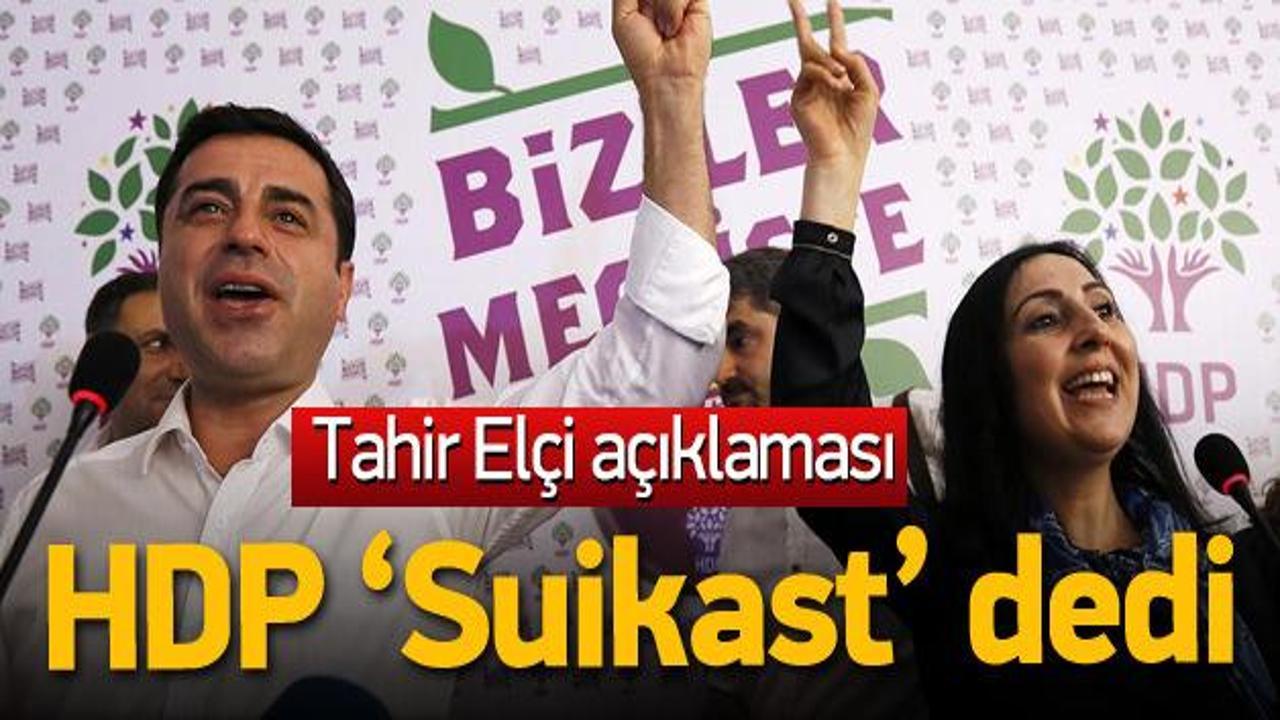 HDP'den Tahir Elçi açıklaması