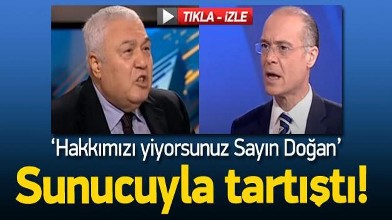 HDP'li Celal Doğan, NTV sunucusuyla tartıştı