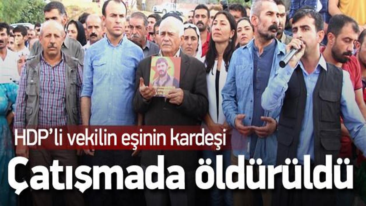 HDP'li vekilin terörist kayınbiraderi öldürüldü