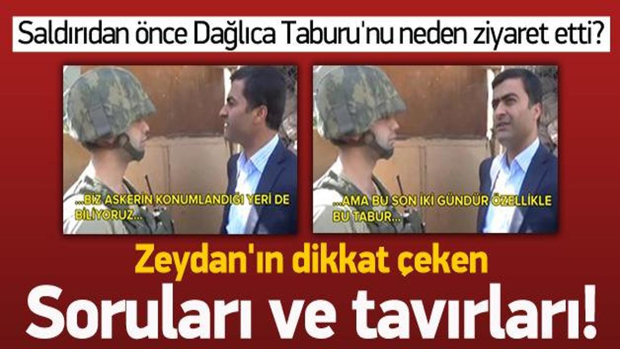 HDP'li Zeydan, Dağlıca taburunu neden ziyaret etti