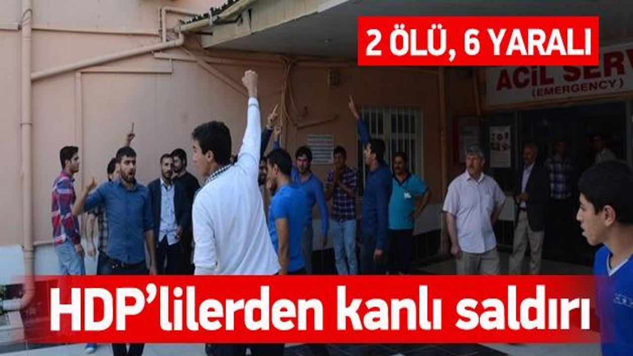 HDP'liler HÜDAPAR'lılara saldırdı: 2 ölü