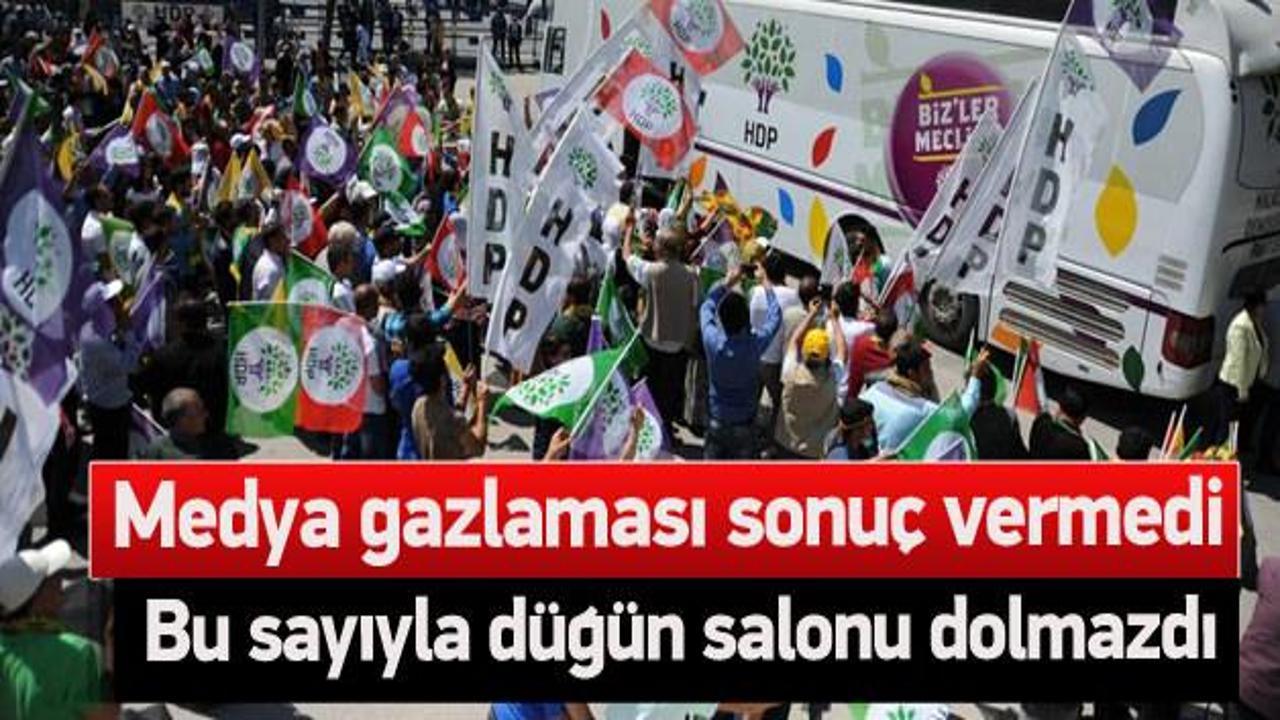 HDP'nin Balıkesir mitingi boş geçti