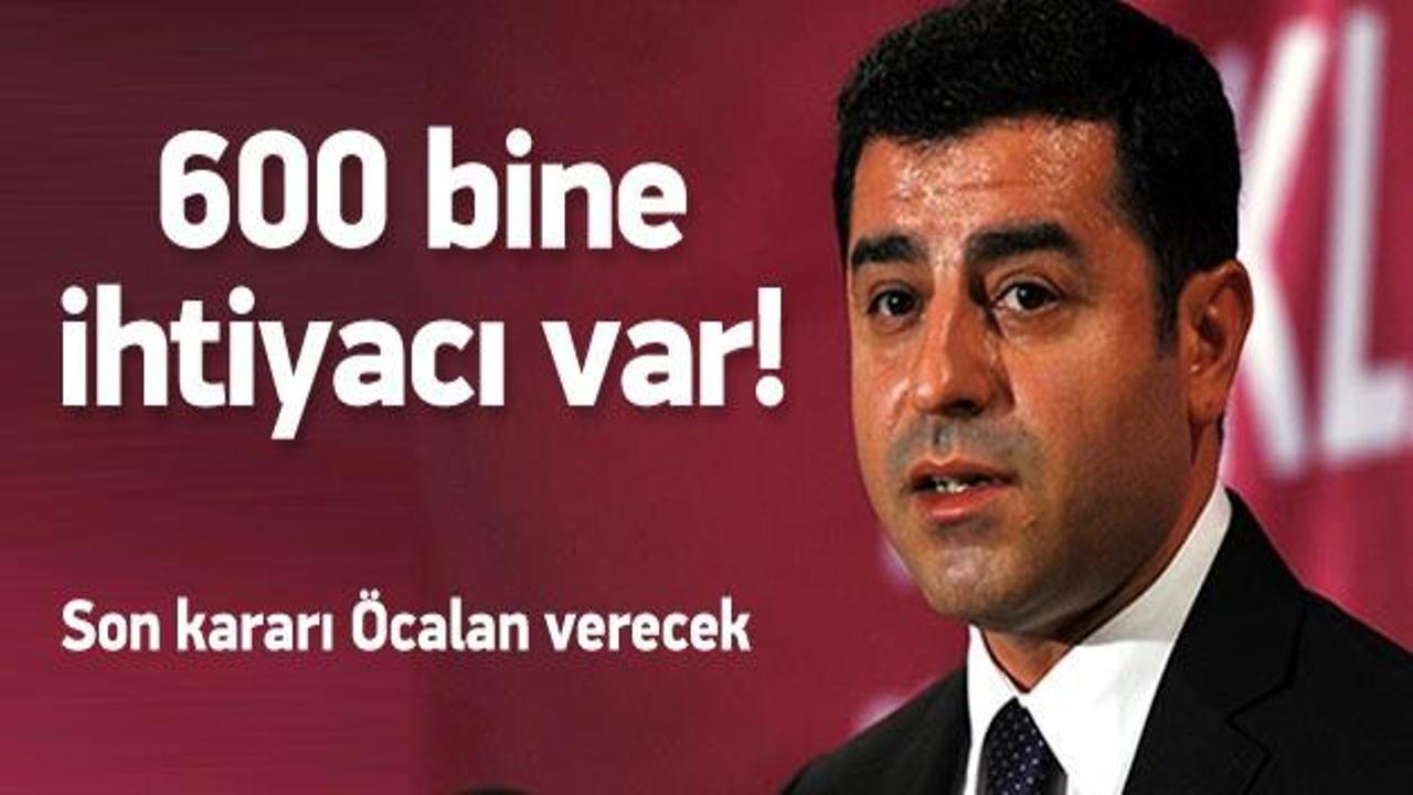 HDP'nin parti hayali için 600 bin oy gerekiyor