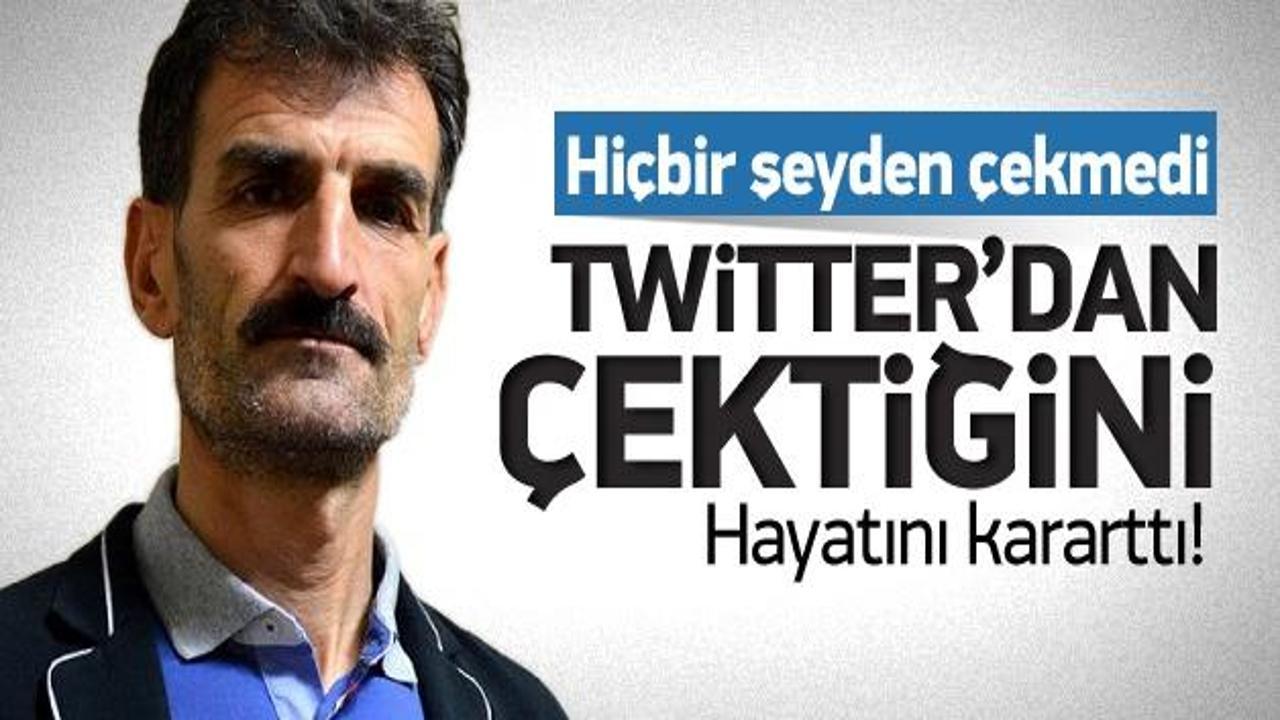 Hiçbir şeyden çekmedi Twitter'dan çektiği kadar