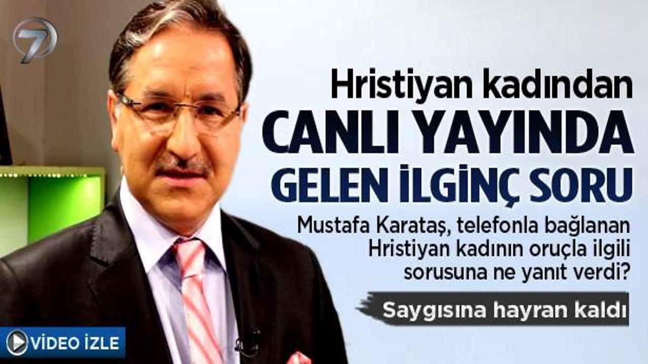 'Hristiyan'ım oruç tutuyorum! Yasak mı?'