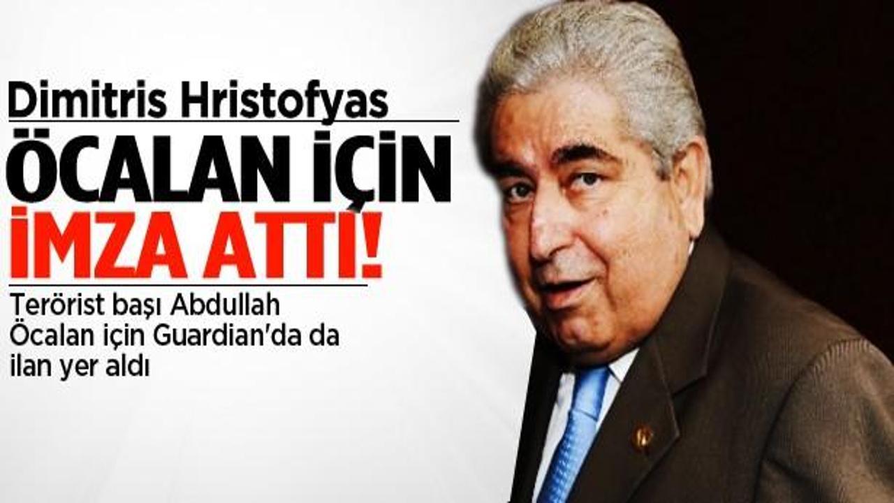Hristofyas'tan Abdullah Öcalan için imza