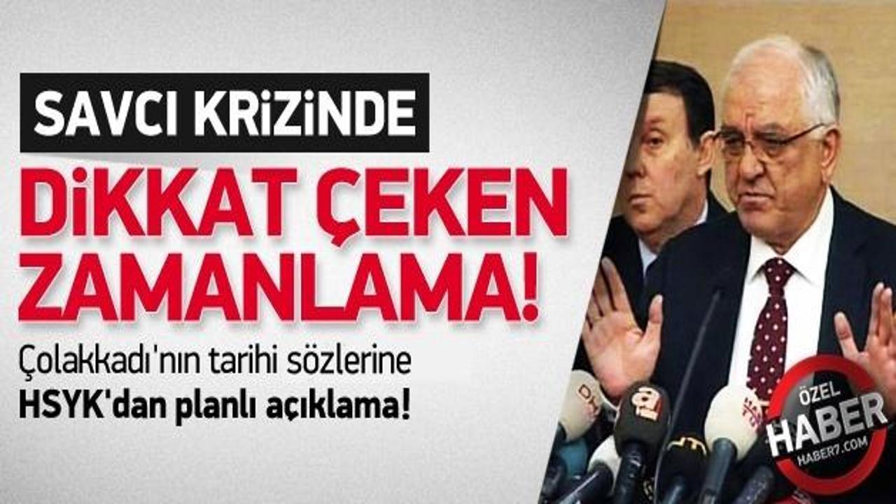 HSYK açıklamasında dikkat çeken zamanlama!