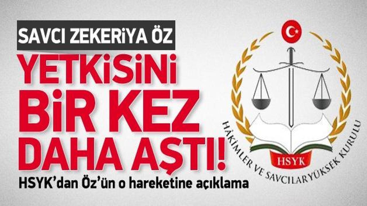 HSYK'dan Savcı Öz açıklaması