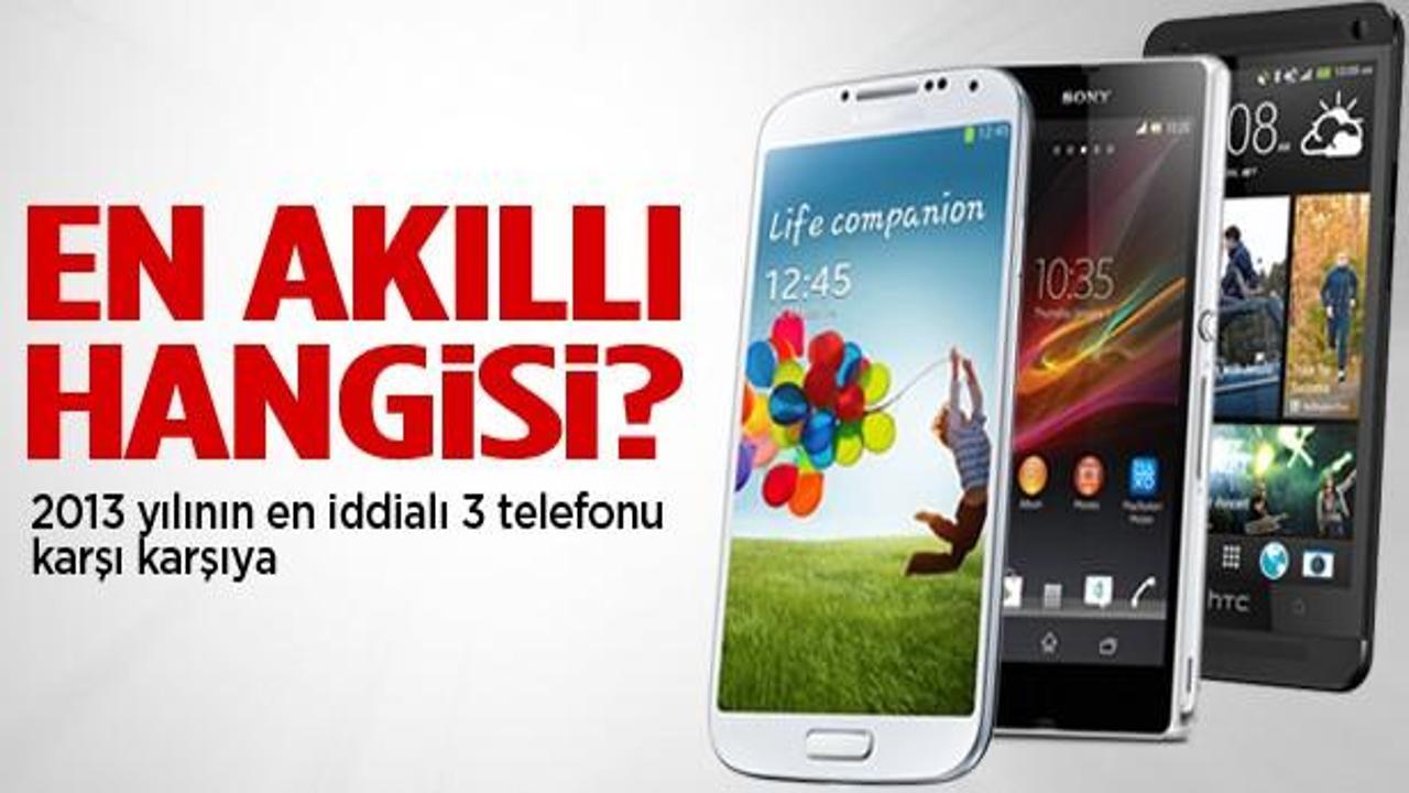 HTC One mı Galaxy S4 mü yoksa Xperia Z mi?