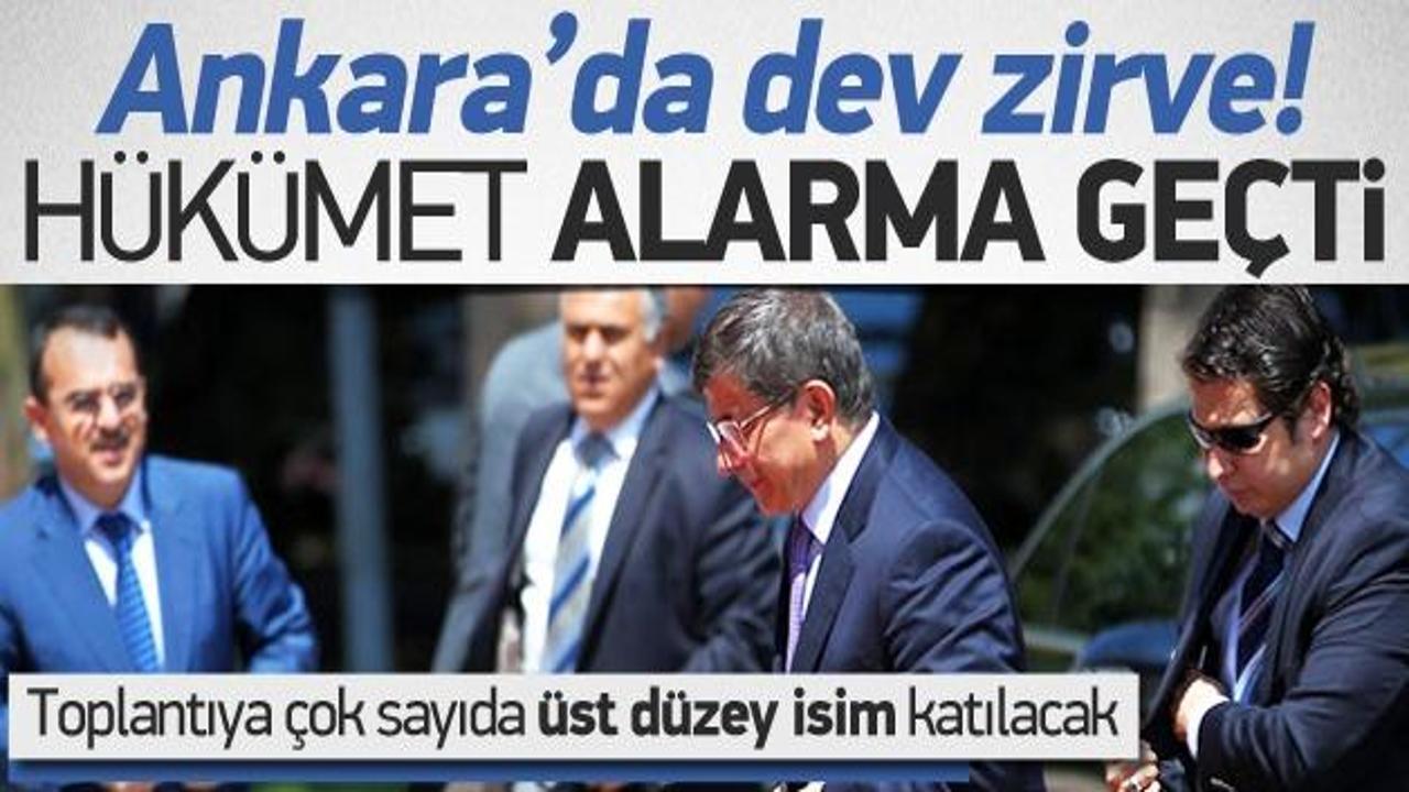 Hükümet alarma geçti! Ankara'da dev zirve