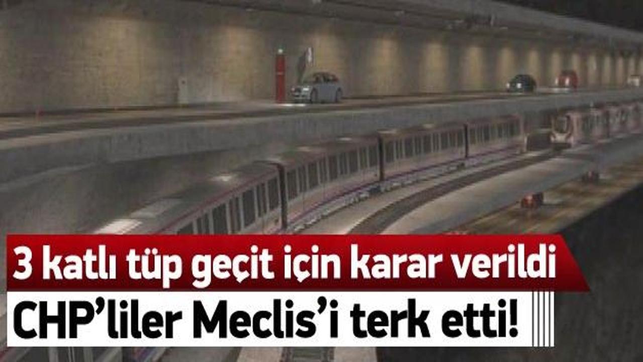 İBB Meclisi&rsquo;nden 3 katlı t&uuml;p ge&ccedil;ide onay &ccedil;ıktı