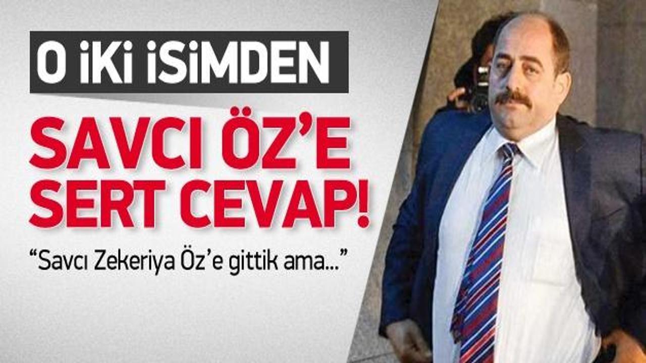 İki isimden Zekeriya Öz'e yalanlama