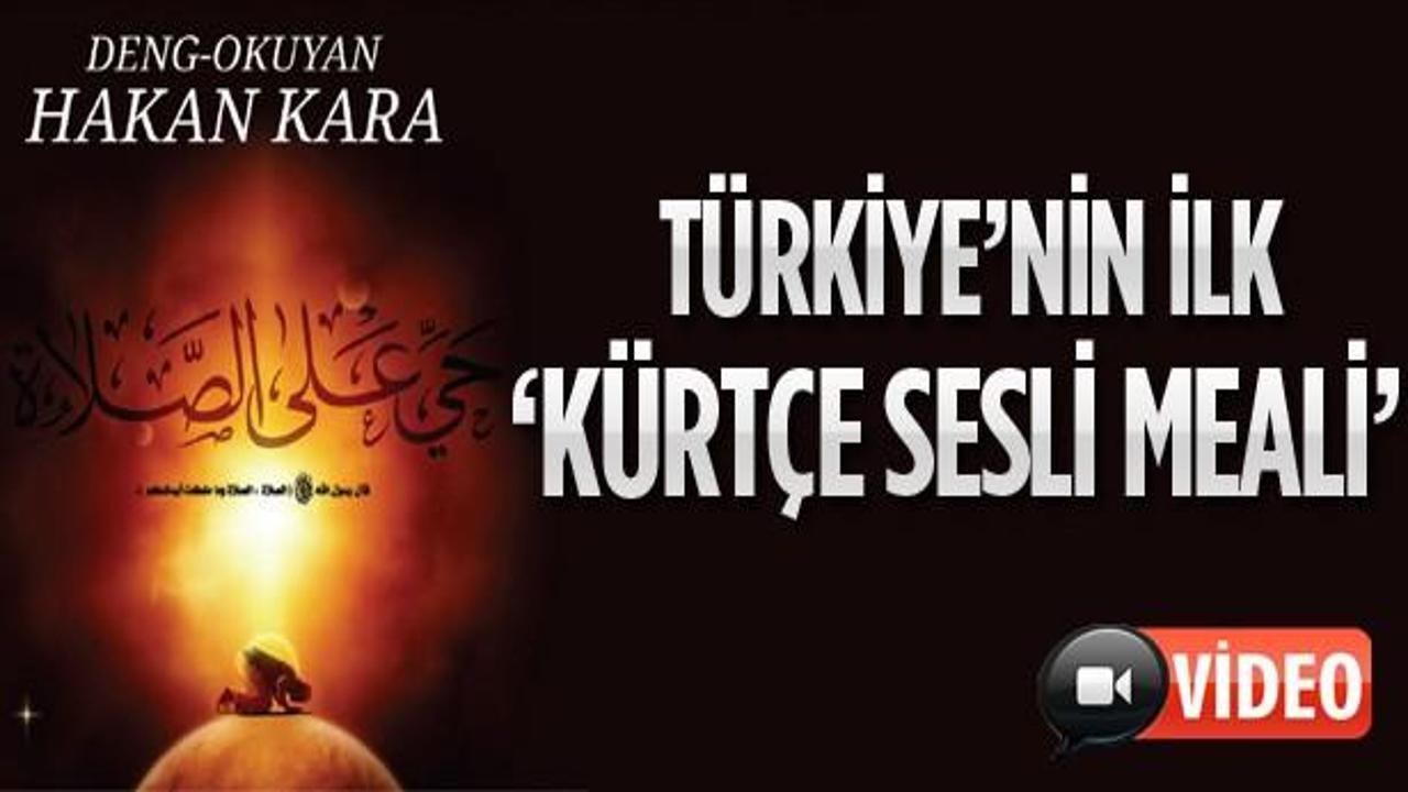 İlk Kürtçe mealli sesli Kur'an CD'si