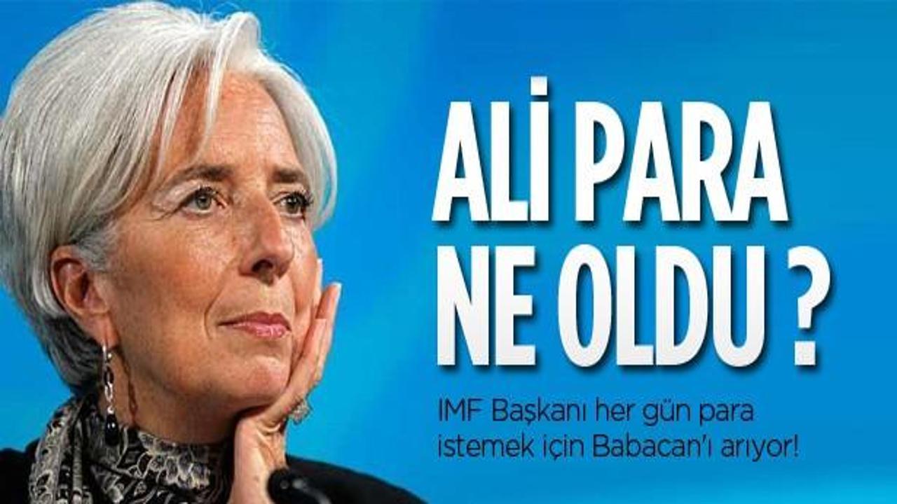 IMF başkanı Babacan'ın hergün aramış!