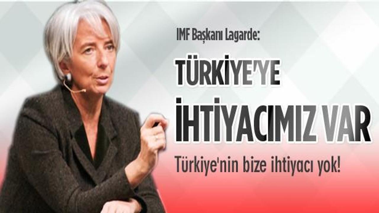 IMF: Türkiye'ye ihtiyacımız var