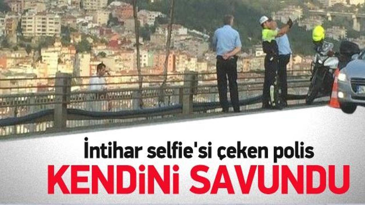 İntihar selfie'si çeken polis kendini savundu