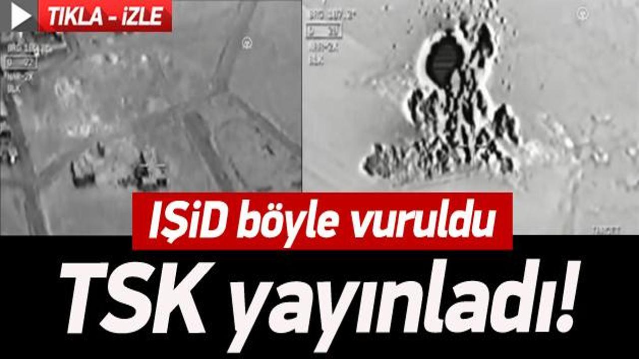 IŞİD böyle vuruldu! İlk görüntüler