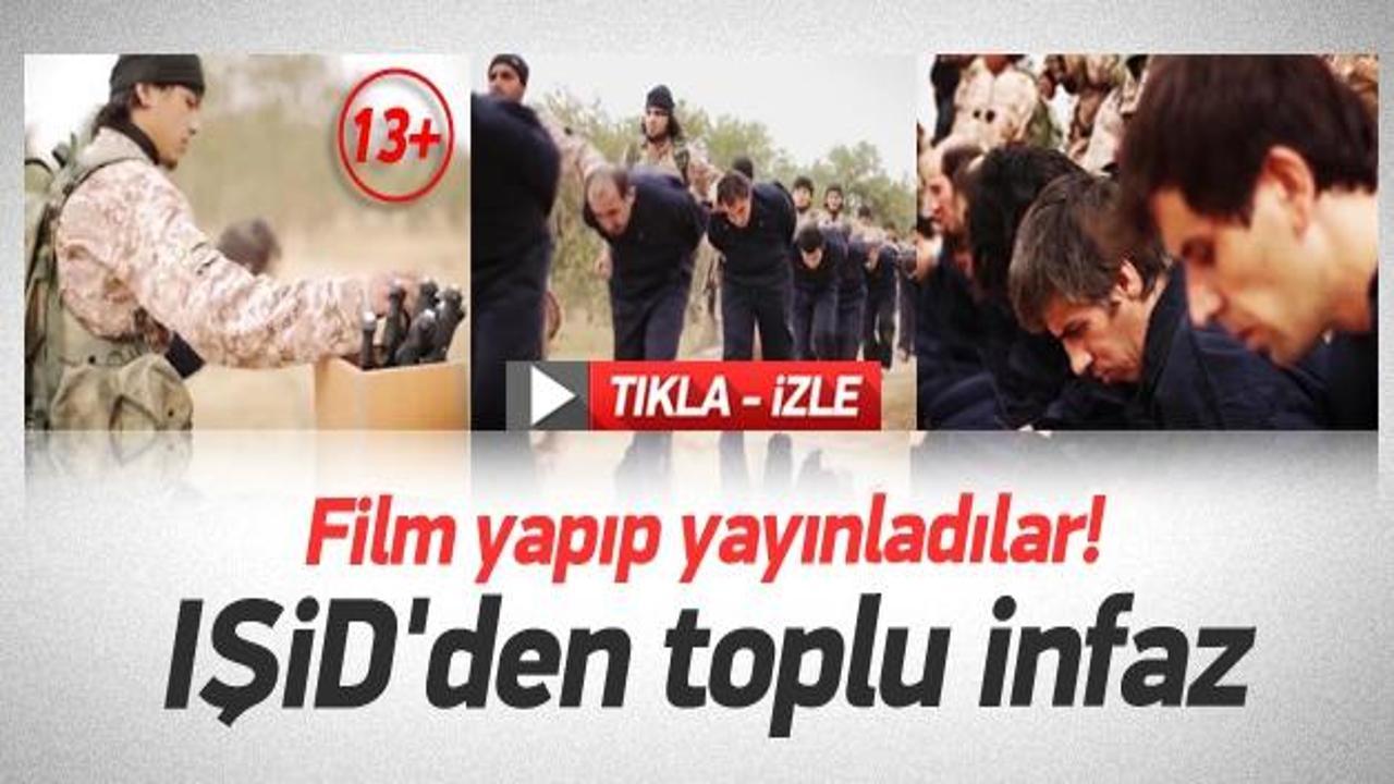 IŞİD esirleri toplu şekilde infaz etti