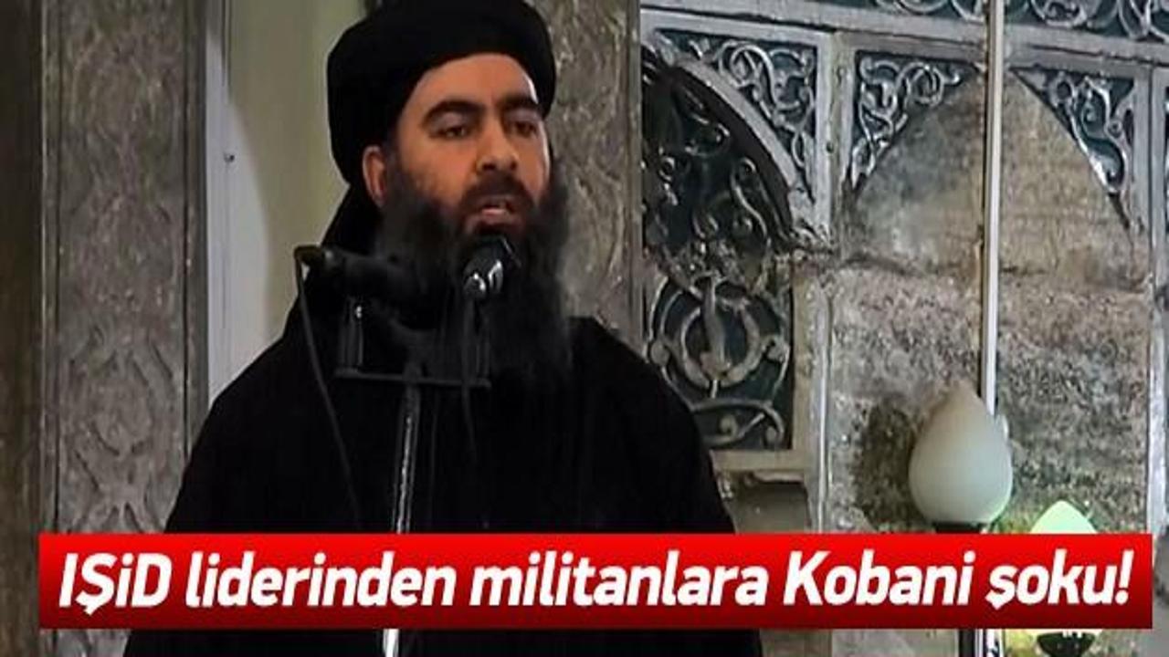 IŞİD liderinden militanlara Kobani şoku!