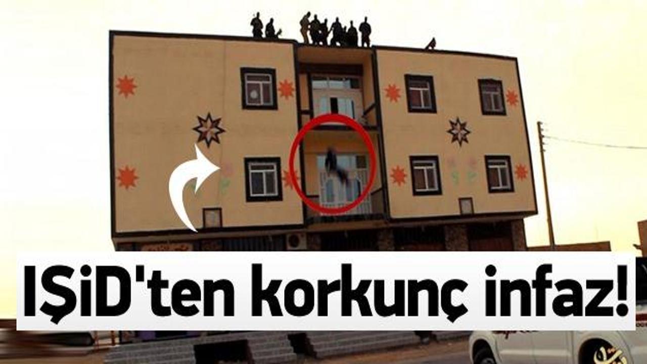  IŞİD'den korkunç infaz! Çatıdan aşağı attılar