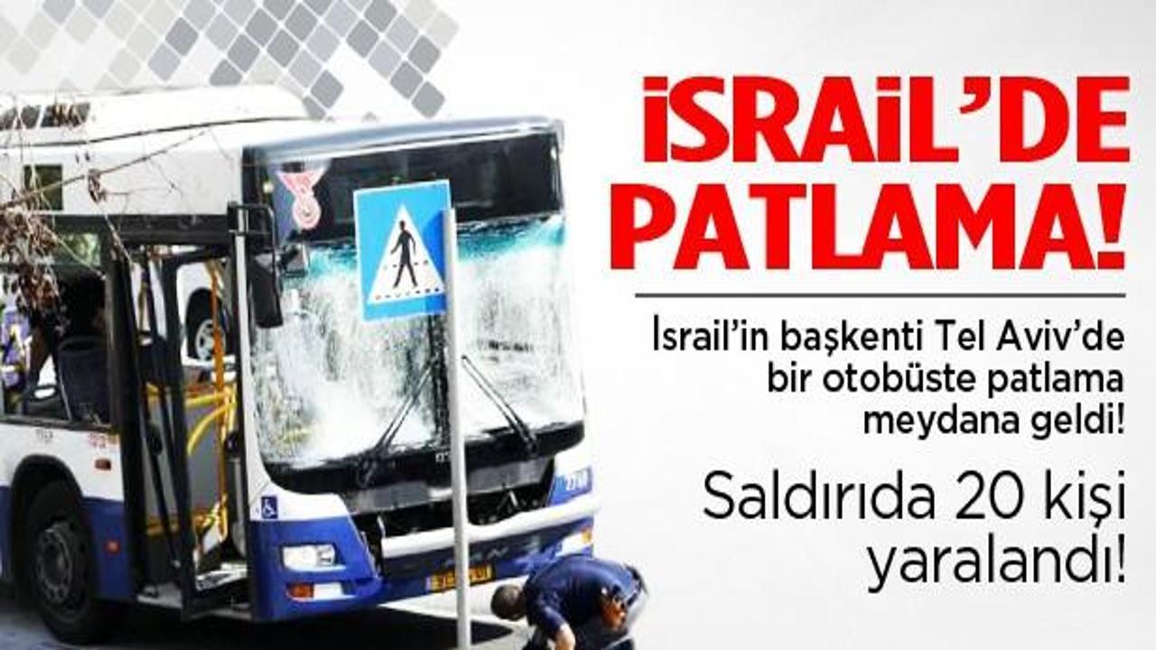 İsrail'de patlama: 20 yaralı