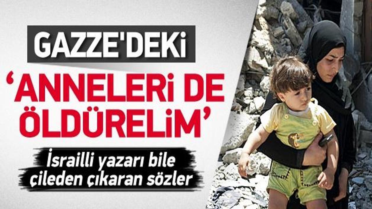 İsrailli vekilden kan donduran açıklama