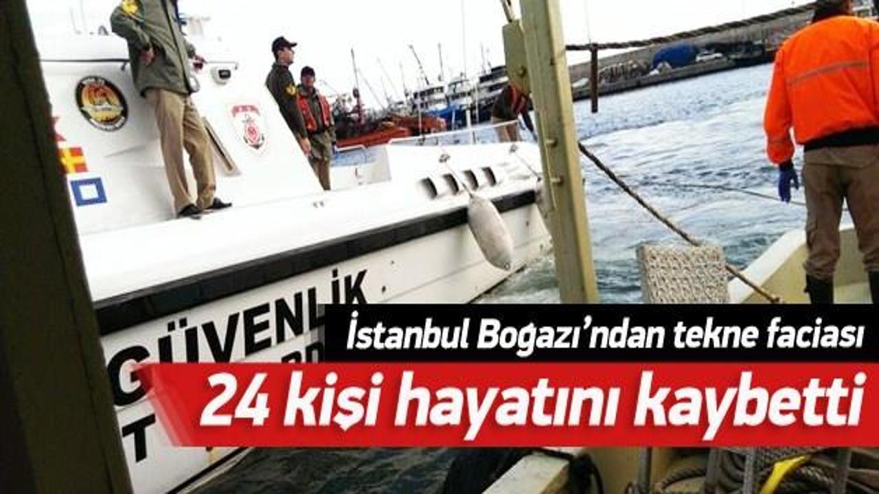 İstanbul Boğazı'nda tekne faciası!