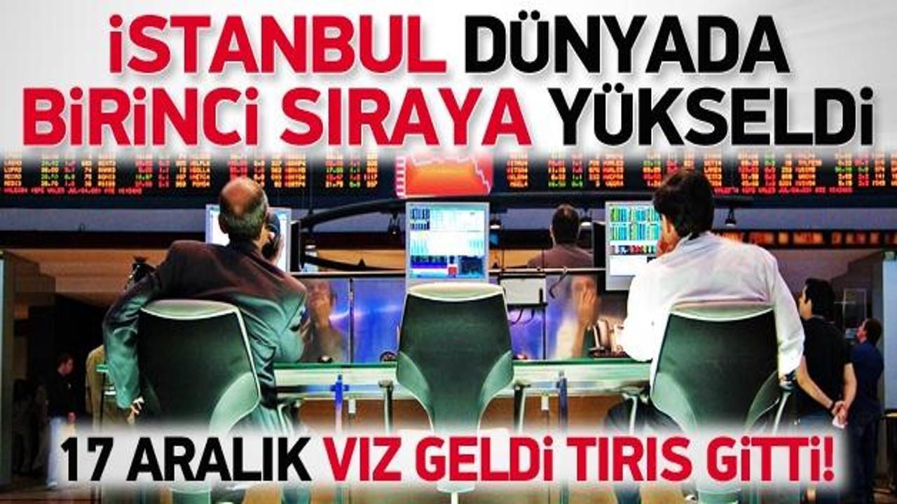 İstanbul dünyada birinci sıraya yükseldi