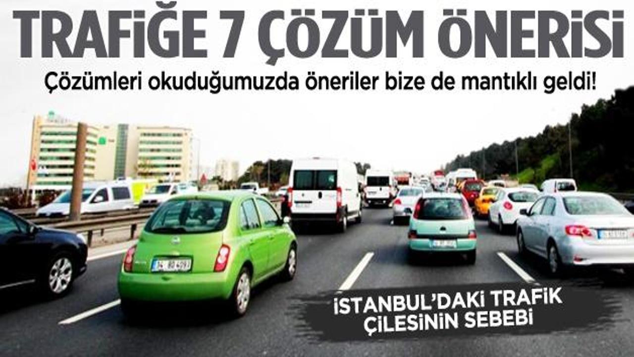 İstanbul trafiğine 7 çözüm önerisi