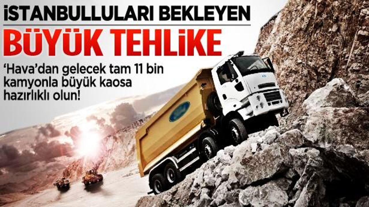 İstanbul trafiğine kamyon darbesi