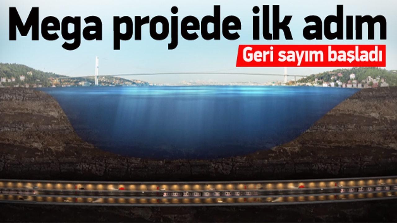 İstanbul Tüneli Projesi'nde ilk adım