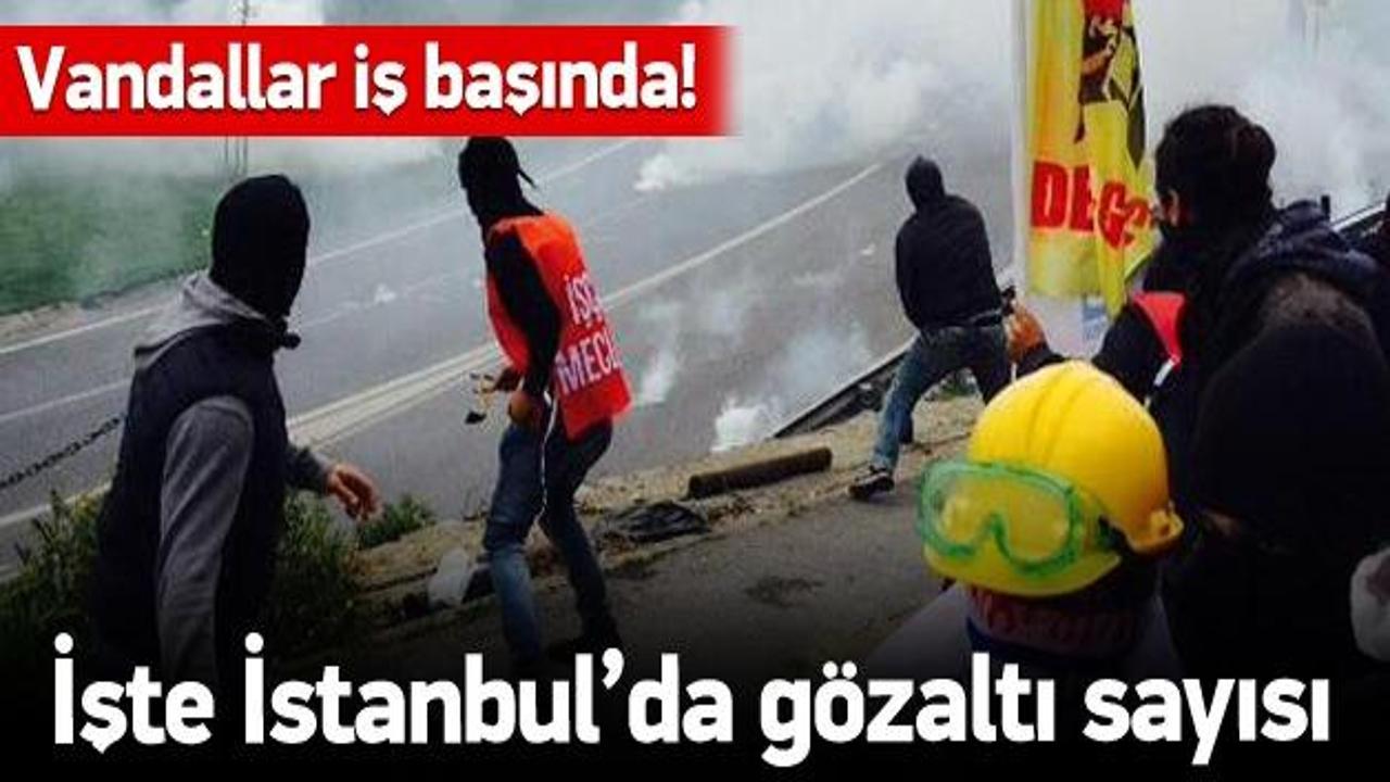 İstanbul'da 203 kişi gözaltına alındı