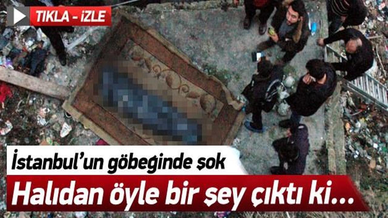 İstanbul'da halıya sarılı ceset şoku!