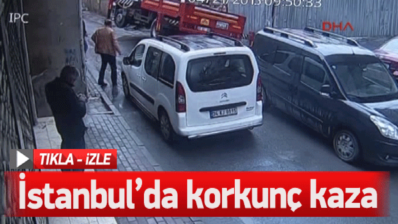İstanbul'da korkunç kaza! Operatör can verdi