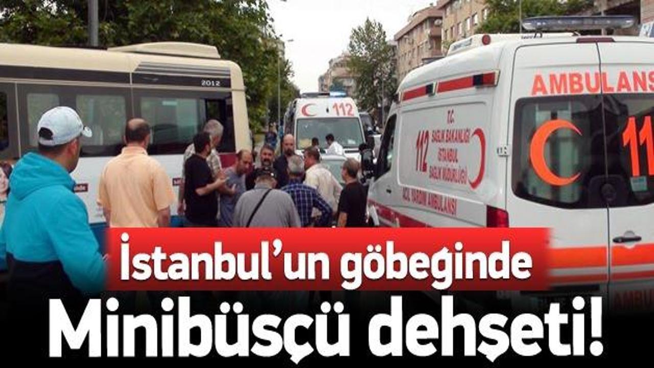 İstanbul'da minibüsçü dehşeti: 7 yaralı