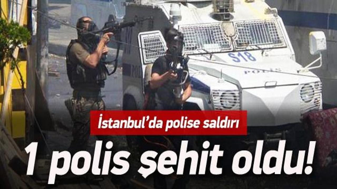 İstanbul'da polise silahlı saldırı: 1 şehit