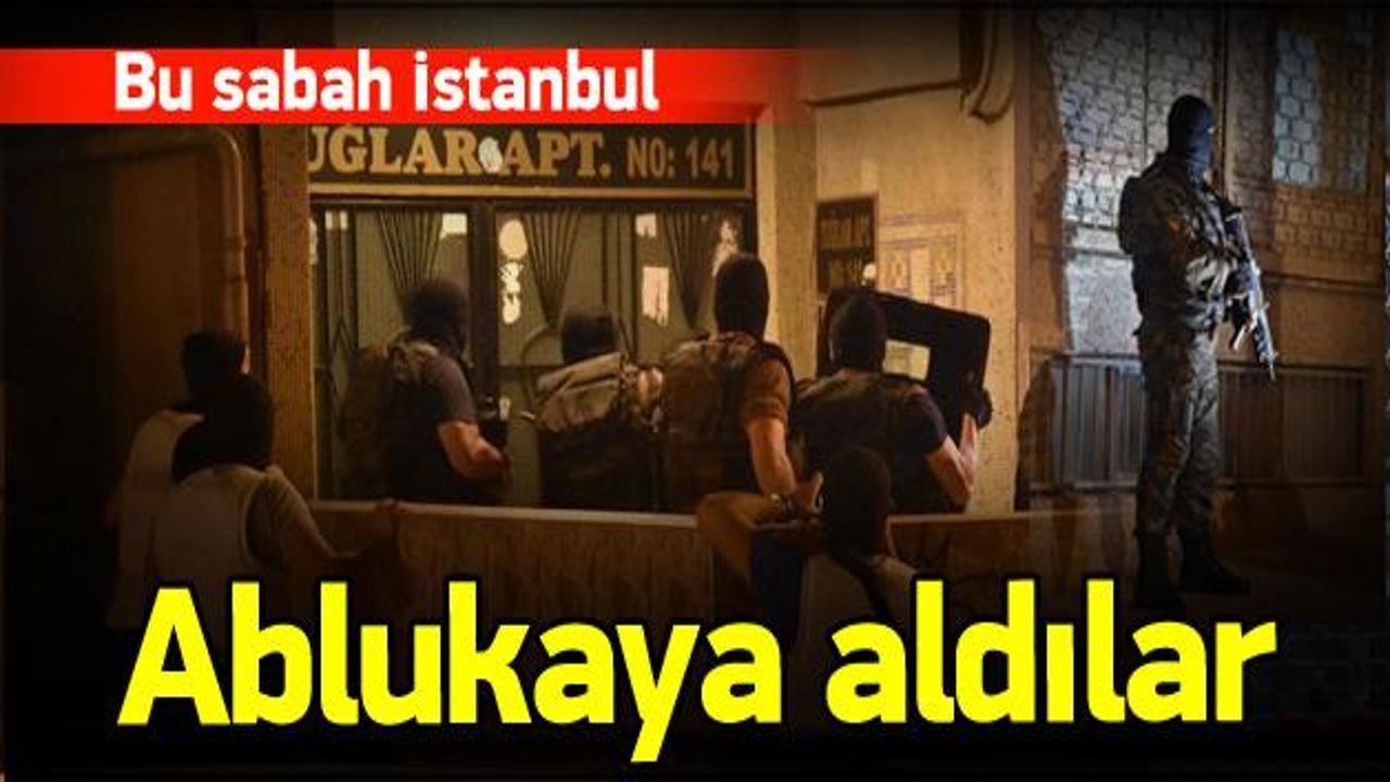 İstanbul'da terör örgütü operasyonu
