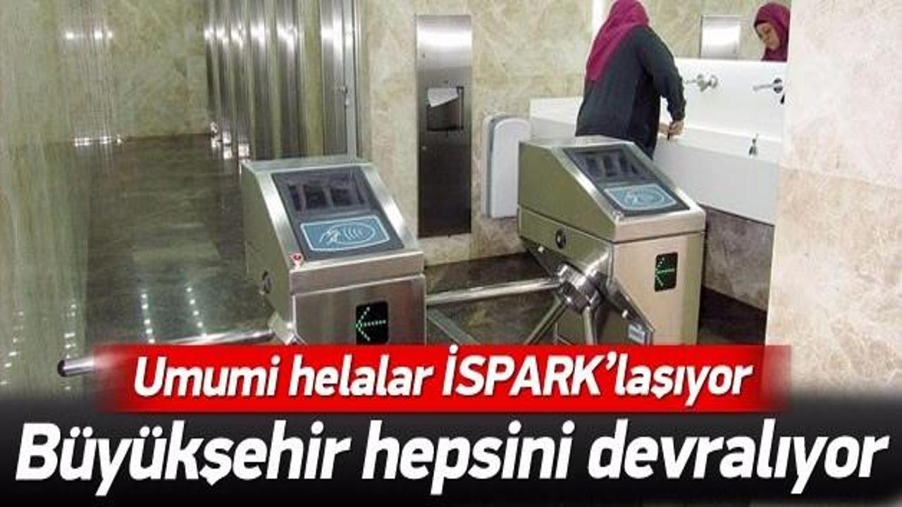 İstanbul'daki tüm tuvaletlere İSPARK modeli
