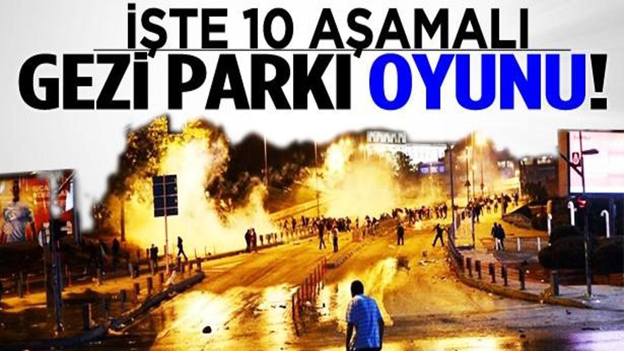 İşte 10 aşamalı Gezi Parkı oyunu!