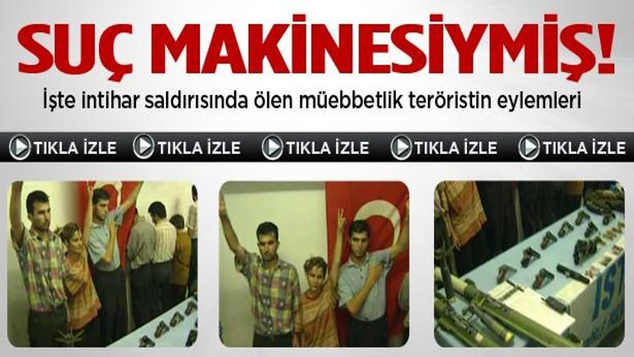 İşte canlı bombanın görüntüleri