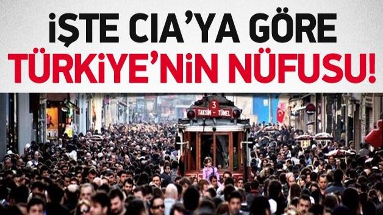 İşte CIA'ya göre Türkiye'nin nüfusu