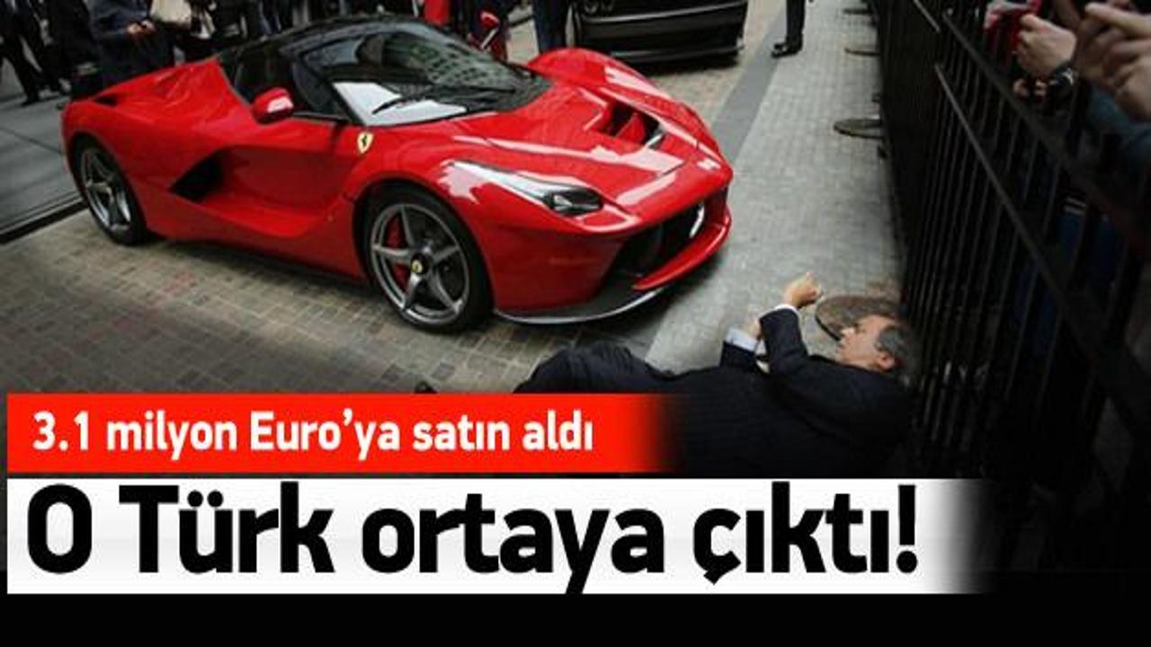 İşte efsane Ferrari'yi satın alan Türk!
