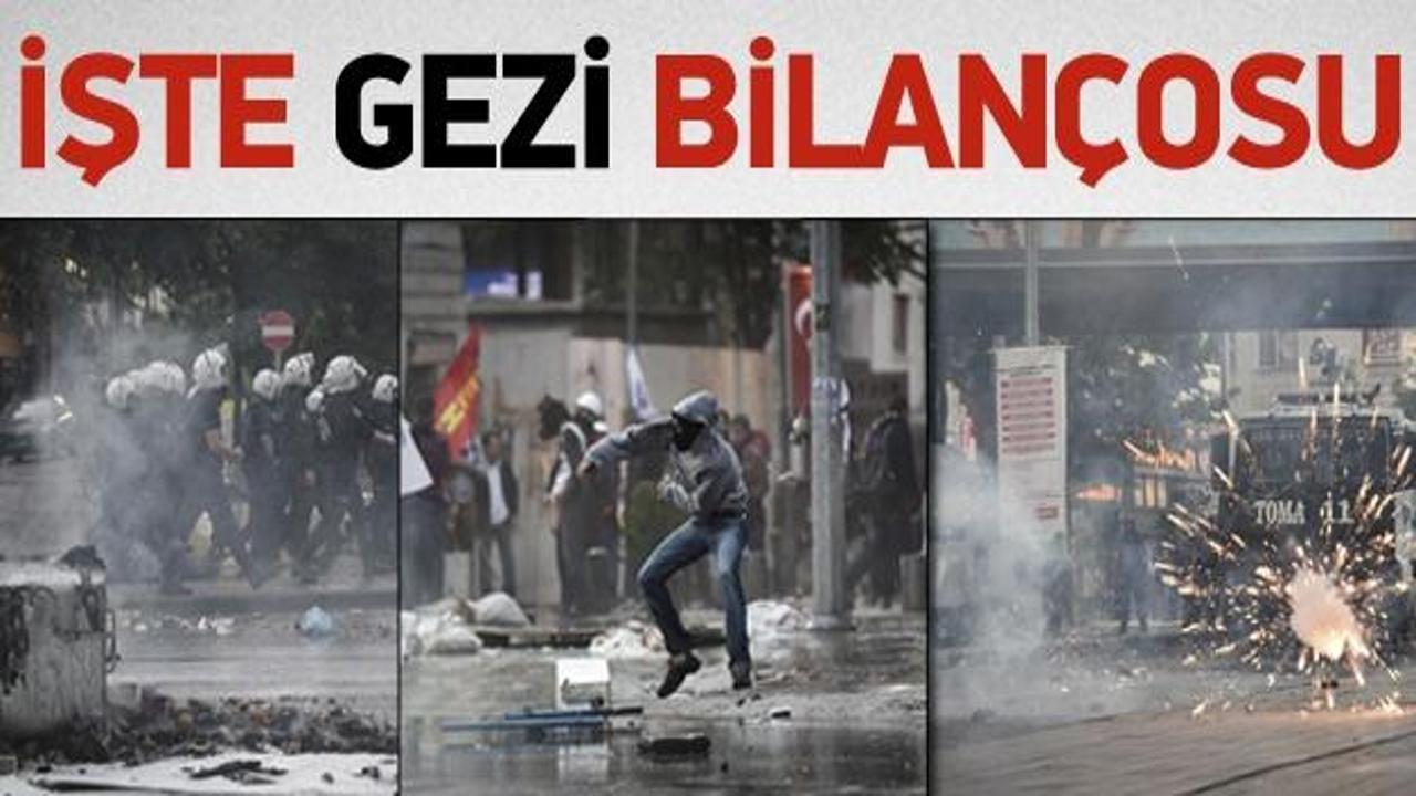 İşte Gezi'nin yıldönümü bilançosu