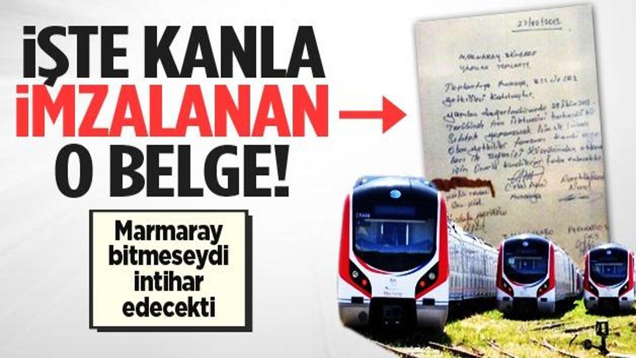 İşte kanla imzalanan o belge