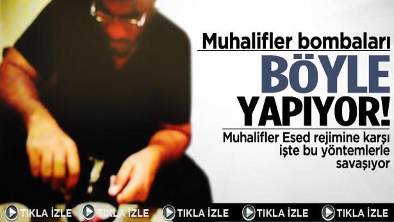 Muhalifler bombaları kendileri üretiyor