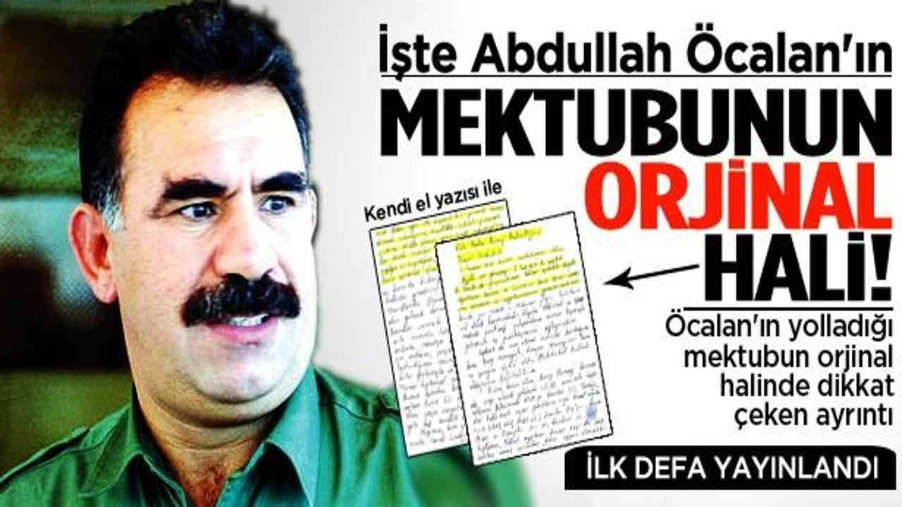 İşte Öcalan'ın mektubunun orjinal hali